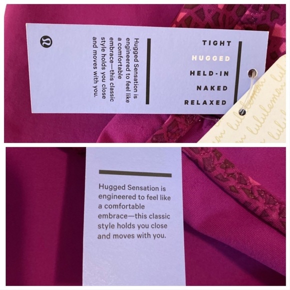 Lululemon Real Quick Tight Leggings Paradise Geo Regal Plum Size 10 NWT - Picture 14 of 16